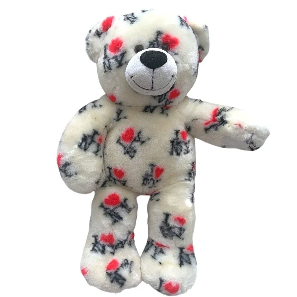 BUILD A BEAR I HEART NY LOVE NEW YORK Red White Black Plush Stuffed Bear